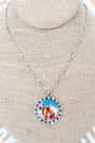 TIPI Cowgirl Duo Silvertone Necklace - Wholesale Accessory Market