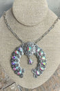 TIPI Iridescent Reno Radiance Silvertone Double Necklace - Wholesale Accessory Market