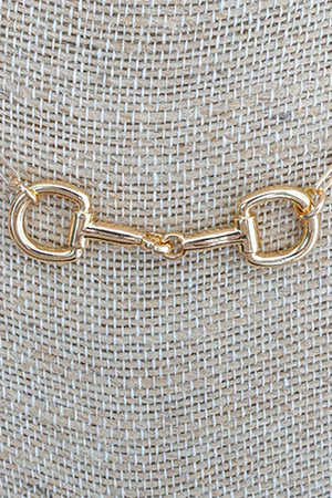 TIPI Bridle Row Goldtone Necklace - Wholesale Accessory Market
