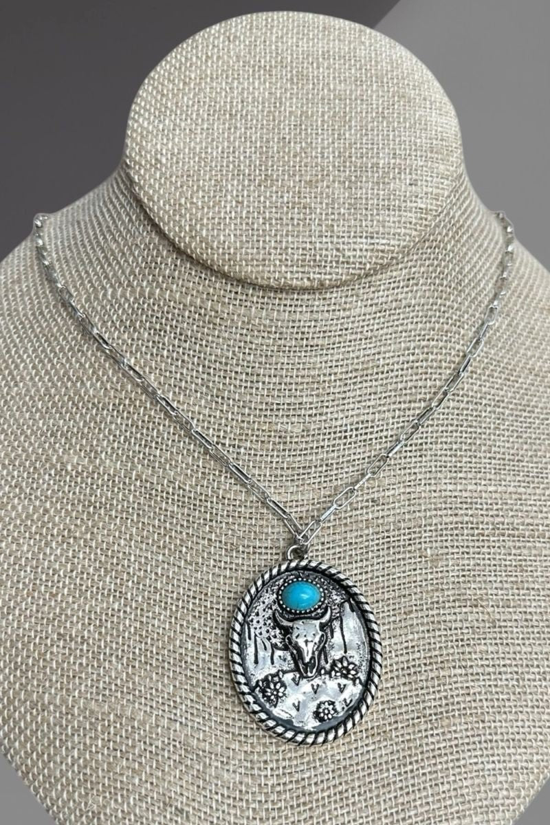 TIPI Thistle & Thorn Silvertone Necklace - Wholesale Accessory Market