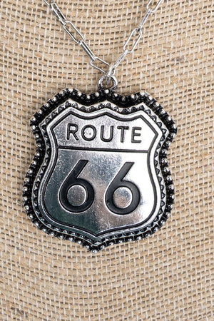 TIPI Highway Legend Silvertone Necklace - Wholesale Accessory Market