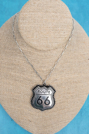 TIPI Highway Legend Silvertone Necklace - Wholesale Accessory Market