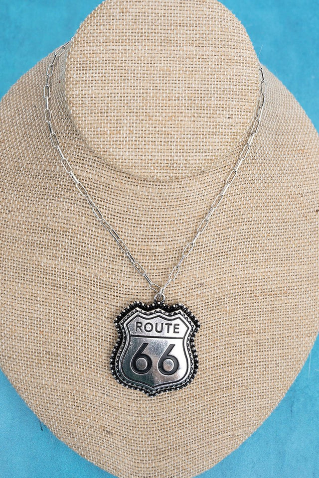 TIPI Highway Legend Silvertone Necklace - Wholesale Accessory Market