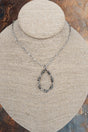 TIPI Wirecrest Teardrop Silvertone Necklace - Wholesale Accessory Market
