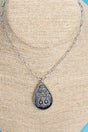 TIPI Route 66 Reign Silvertone Necklace - Wholesale Accessory Market