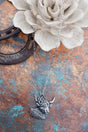 TIPI Petals & Prairie Silvertone Buffalo Necklace - Wholesale Accessory Market