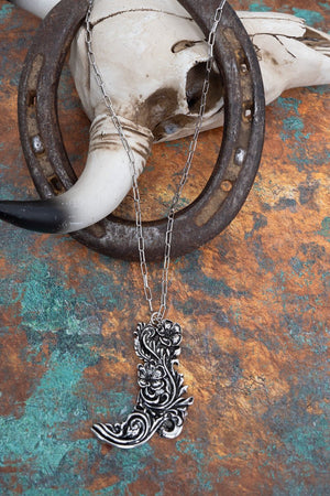 TIPI Rosalie Trail Silvertone Necklace - Wholesale Accessory Market