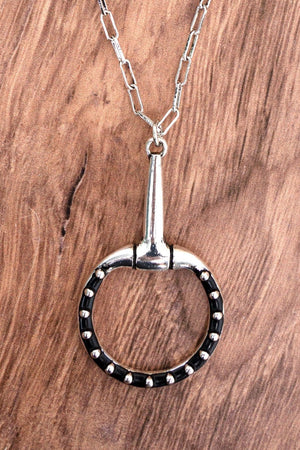 TIPI Lexington Line Silvertone Necklace - Wholesale Accessory Market