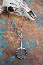 TIPI Lexington Loop Silvertone Necklace - Wholesale Accessory Market