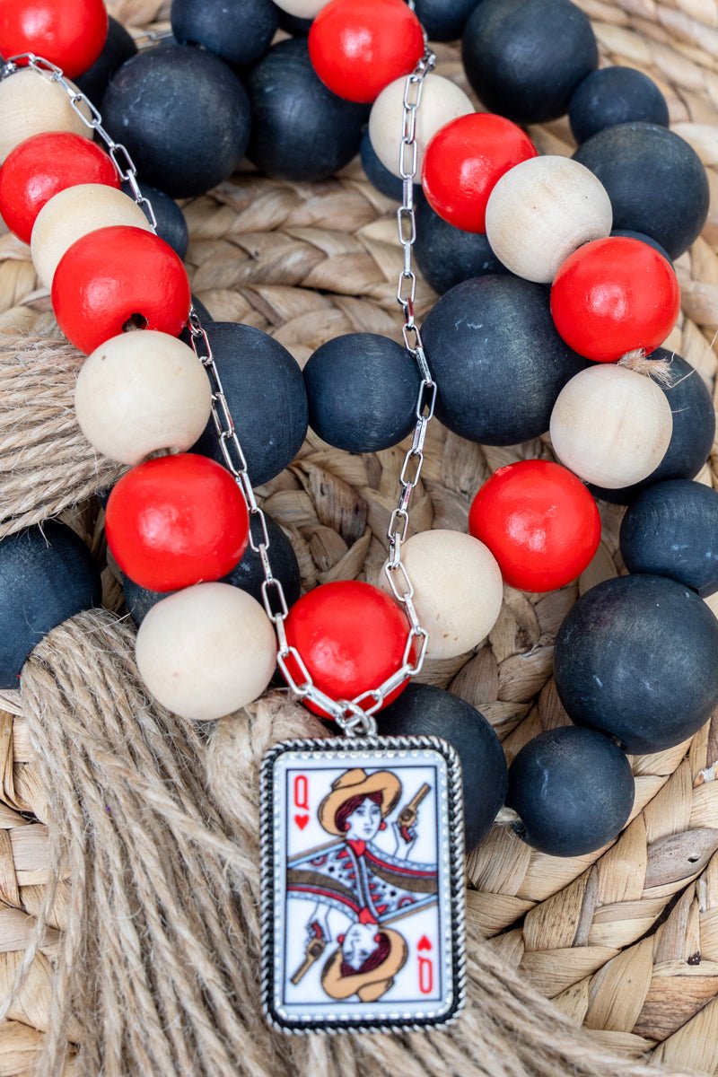 TIPI Rebel Queen Silvertone Necklace - Wholesale Accessory Market