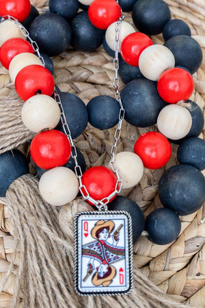TIPI Rebel Queen Silvertone Necklace - Wholesale Accessory Market