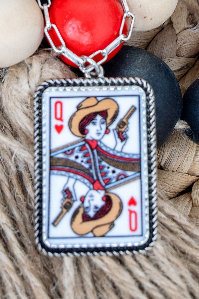 TIPI Rebel Queen Silvertone Necklace - Wholesale Accessory Market