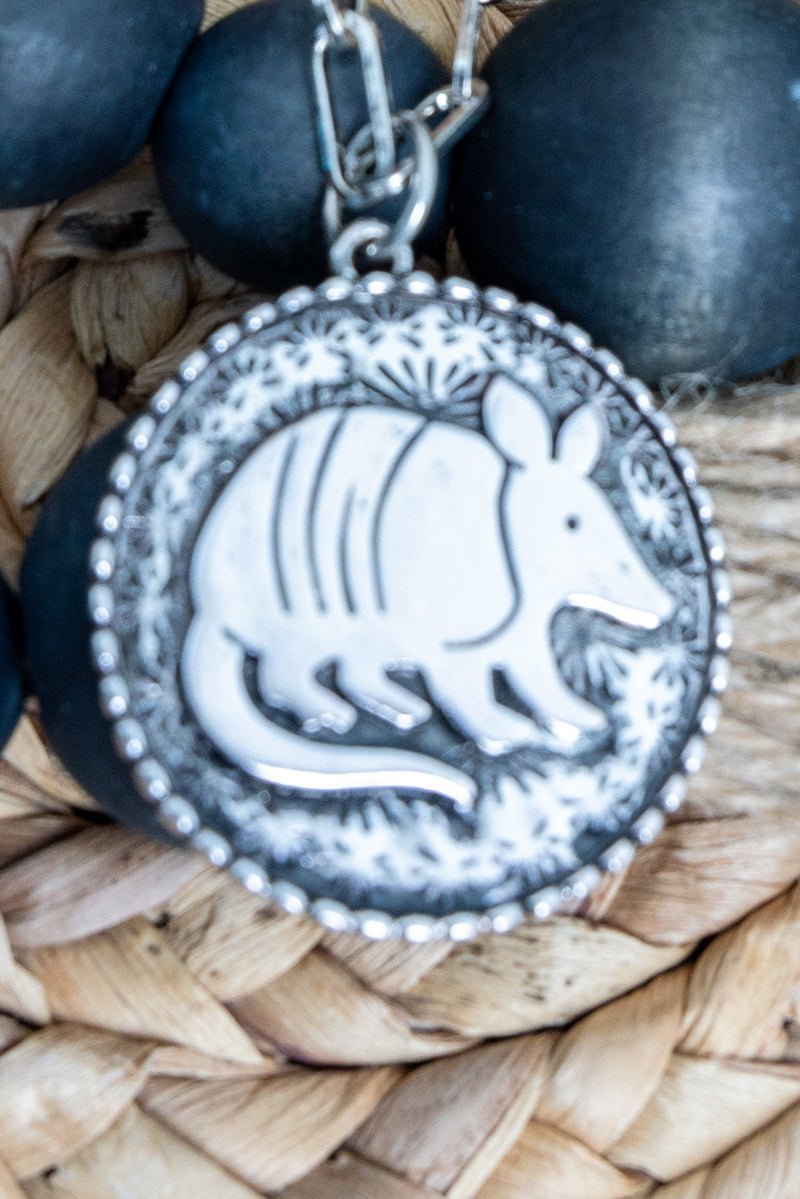 TIPI Mesa Roamer Silvertone Armadillo Necklace - Wholesale Accessory Market