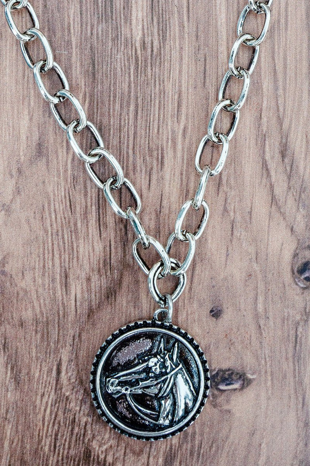 TIPI Shadow Ranch Silvertone Necklace - Wholesale Accessory Market