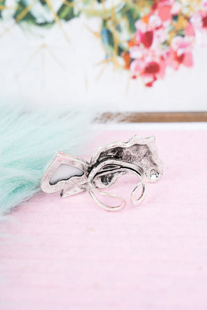TIPI Highland Heights Horse Silvertone Cuff Ring - Wholesale Accessory Market
