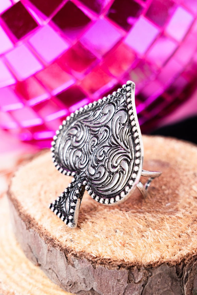 TIPI Sophia Spade Silvertone Cuff Ring - Wholesale Accessory Market