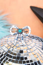 TIPI Cheyenne Coquette Turquoise and Silvertone Cuff Ring - Wholesale Accessory Market