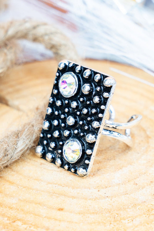 TIPI Frontier Falls Silvertone Cuff Ring - Wholesale Accessory Market