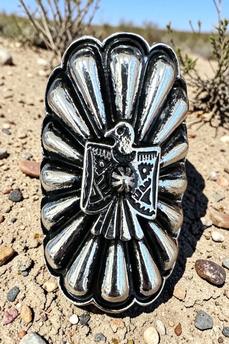 TIPI Thunderbird Peak Silvertone Ring - Wholesale Accessory Market