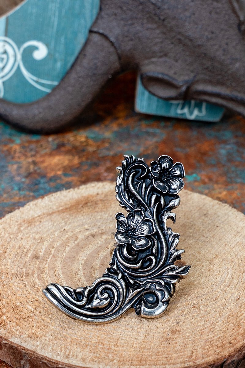 TIPI Rosalie Trail Silvertone Ring - Wholesale Accessory Market
