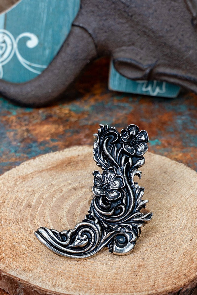 TIPI Rosalie Trail Silvertone Ring - Wholesale Accessory Market