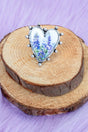 TIPI Blooming Heart Silvertone Ring - Wholesale Accessory Market
