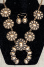 TIPI Sunridge Squash Blossom Goldtone Necklace and Earring Set - Wholesale Accessory Market