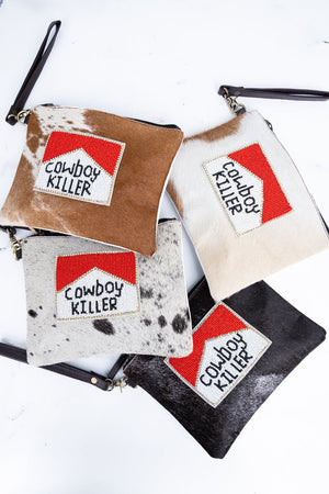 TIPI Cowboy Killer Cowhide Wristlet Clutch - Wholesale Accessory Market