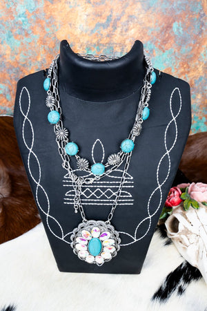 TIPI Saddle Stitched Black Faux Leather Large Necklace Display - Wholesale Accessory Market