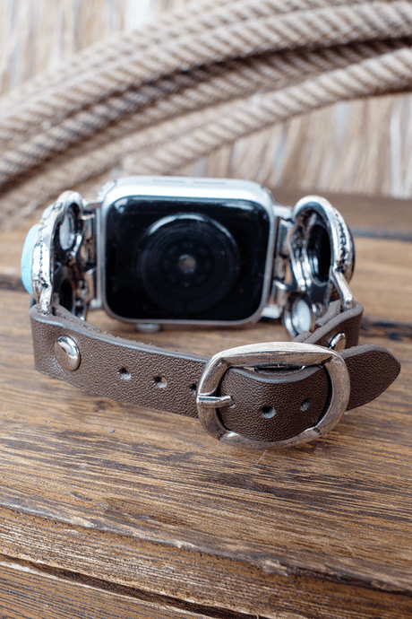 TIPI Desert Cues Faux Leather Band for Smart Watch, 38mm - 41mm - Wholesale Accessory Market