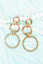 TIPI Abbigail Goldtone Hoop Earrings - Wholesale Accessory Market