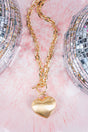 West Shore Kind - Hearted Goldtone Necklace - Wholesale Accessory Market