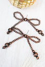 TIPI Copper Pearl Katy Coquette Stud Earrings
