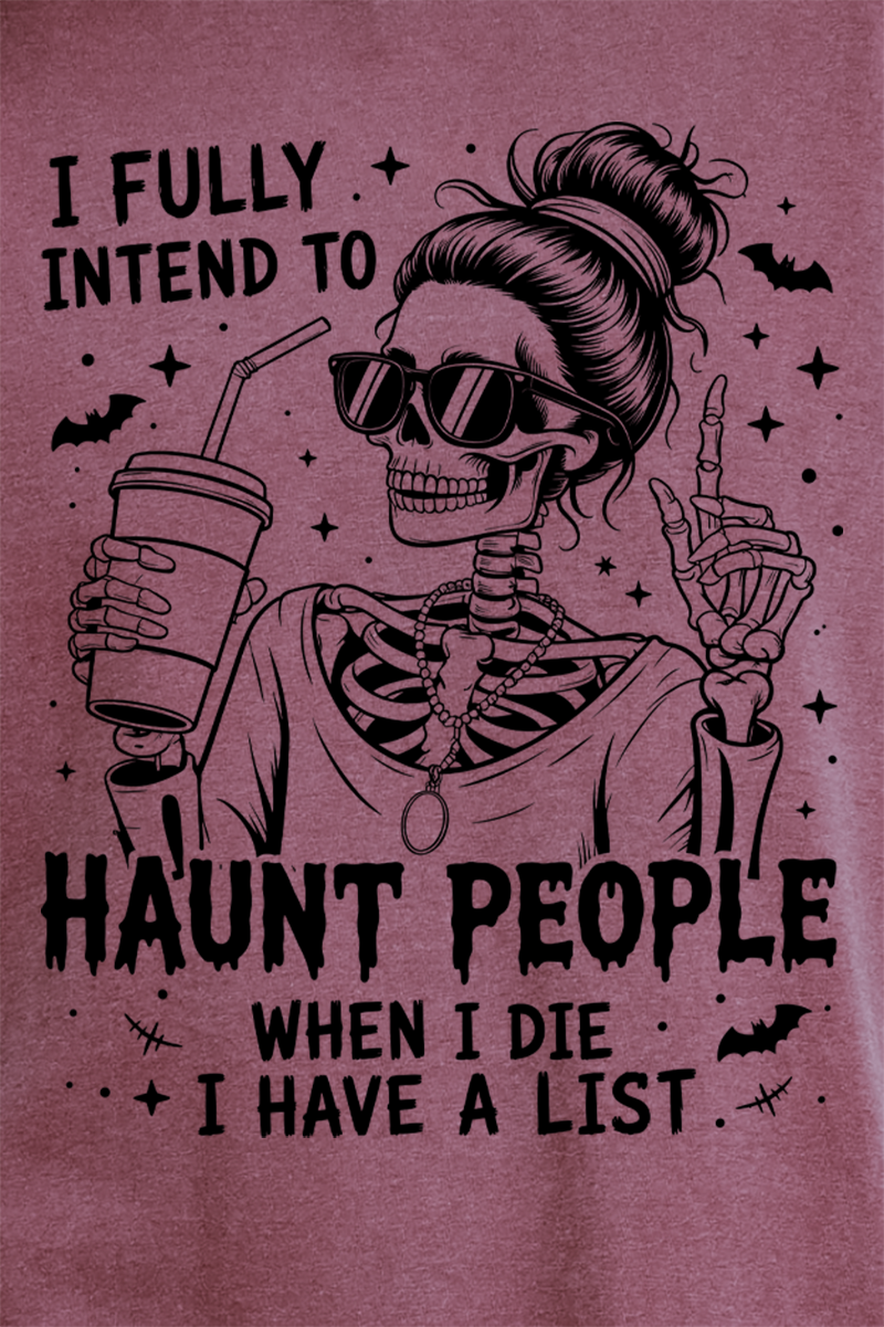 Haunt People Ready To Press DTF Transfer