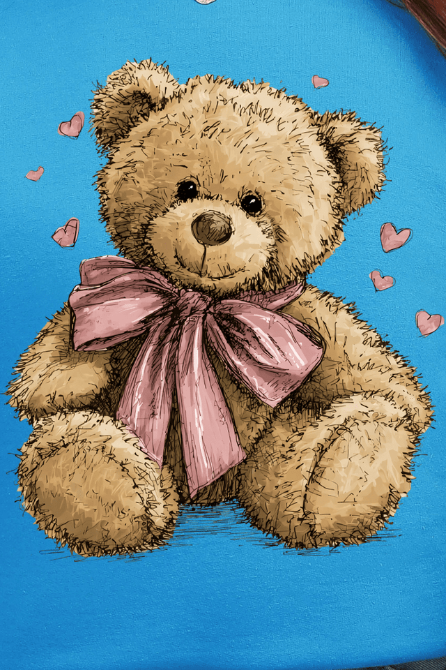 Be Mine Bear Ready To Press DTF Transfer - Wholesale Accessory Market