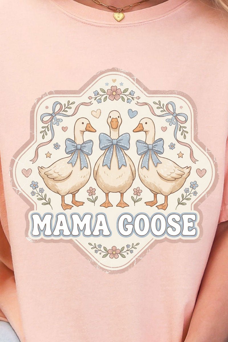 Blue Bow Mama Goose Ready To Press DTF Transfer - Wholesale Accessory Market