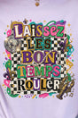Bold Laissez Les Bon Temps Rouler Ready To Press DTF Transfer - Wholesale Accessory Market