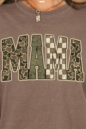 Camo Checkered Mama Ready To Press DTF Transfer - Wholesale Accessory Market