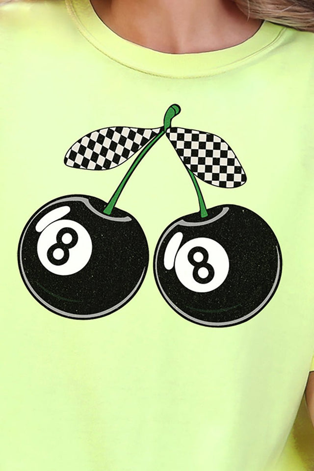 Cherry 8 Ball Ready To Press DTF Transfer - Wholesale Accessory Market