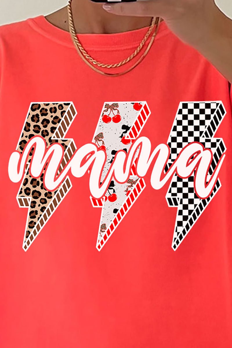 Cherry Lightning Mama Ready To Press DTF Transfer - Wholesale Accessory Market