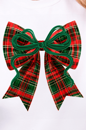 Christmas Plaid Coquette Ready To Press DTF Transfer - Wholesale Accessory Market