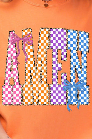 Color Check Amen Ready To Press DTF Transfer - Wholesale Accessory Market