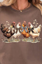 Coquette Chickens Ready To Press DTF Transfer - Wholesale Accessory Market