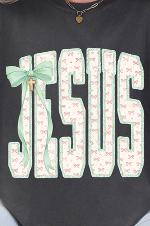 Coquette Cross Jesus Ready To Press DTF Transfer - Wholesale Accessory Market