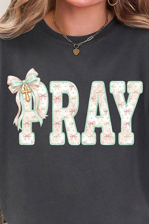 Coquette Cross Pray Ready To Press DTF Transfer - Wholesale Accessory Market