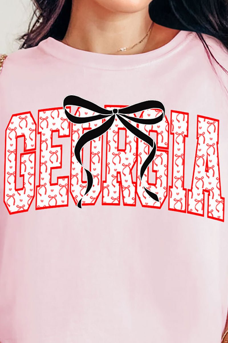 Coquette Varsity Georgia Ready To Press DTF Transfer - Wholesale Accessory Market