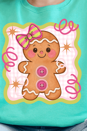 Doodle Gingerbread Ready To Press DTF Transfer - Wholesale Accessory Market