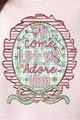 Framed Oh Come Let Us Ready To Press DTF Transfer - Wholesale Accessory Market