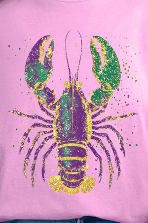 Glitzy Gras Crawfish Ready To Press DTF Transfer - Wholesale Accessory Market