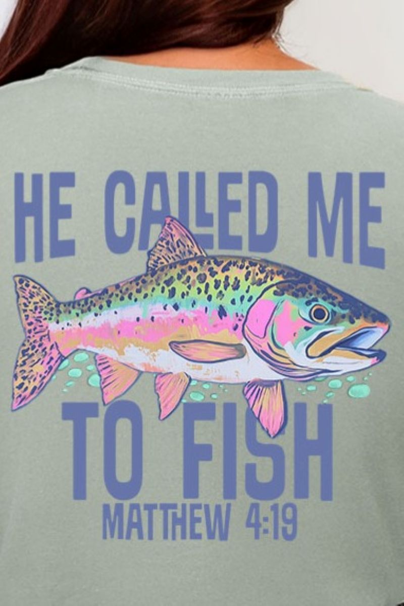 He Called Me To Fish Ready To Press DTF Transfer - Wholesale Accessory Market